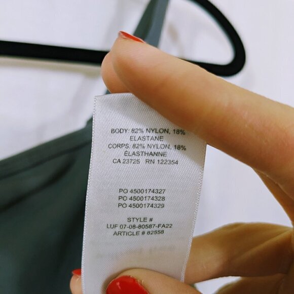 Wilfred Gray Spaghetti Strap Shorts Romper Size 2XL - Picture 3 of 4